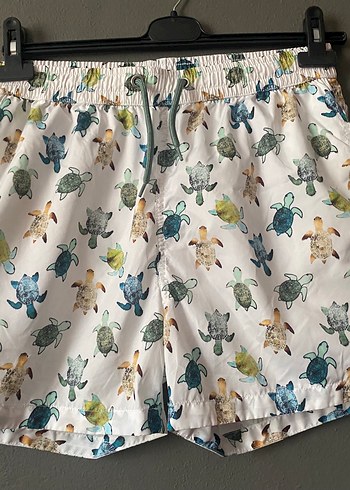 DAGİ EKRU MICRO KISA CARETTA DES. DENİZ ŞORTU - Görsel 10