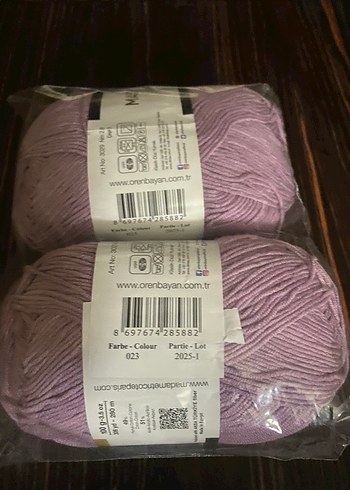 Ören Bayan Madame Cotton Lila El Örgü İpliği - 023 - Görsel 9