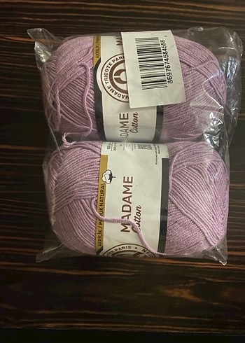 Ören Bayan Madame Cotton Lila El Örgü İpliği - 023 - Görsel 3