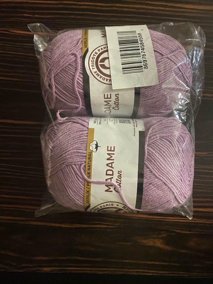 Ören Bayan Madame Cotton Lila El Örgü İpliği - 023 - Görsel 3