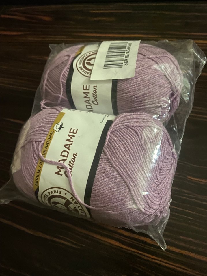 Ören Bayan Madame Cotton Lila El Örgü İpliği - 023 - Görsel 5