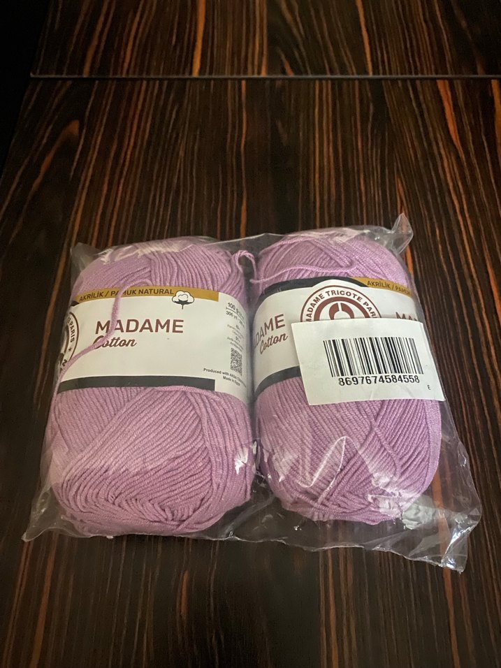 Ören Bayan Madame Cotton Lila El Örgü İpliği - 023 - Görsel 4
