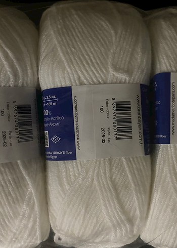 Ören Bayan Trend El Örgü İpi Parlak Beyaz 100 - Görsel 9