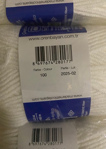 Ören Bayan Trend El Örgü İpi Parlak Beyaz 100 - Görsel 10