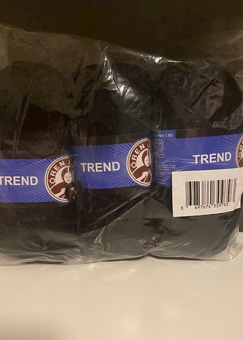 Ören Bayan Trend El Örgü İpi Siyah 999 - Görsel 2