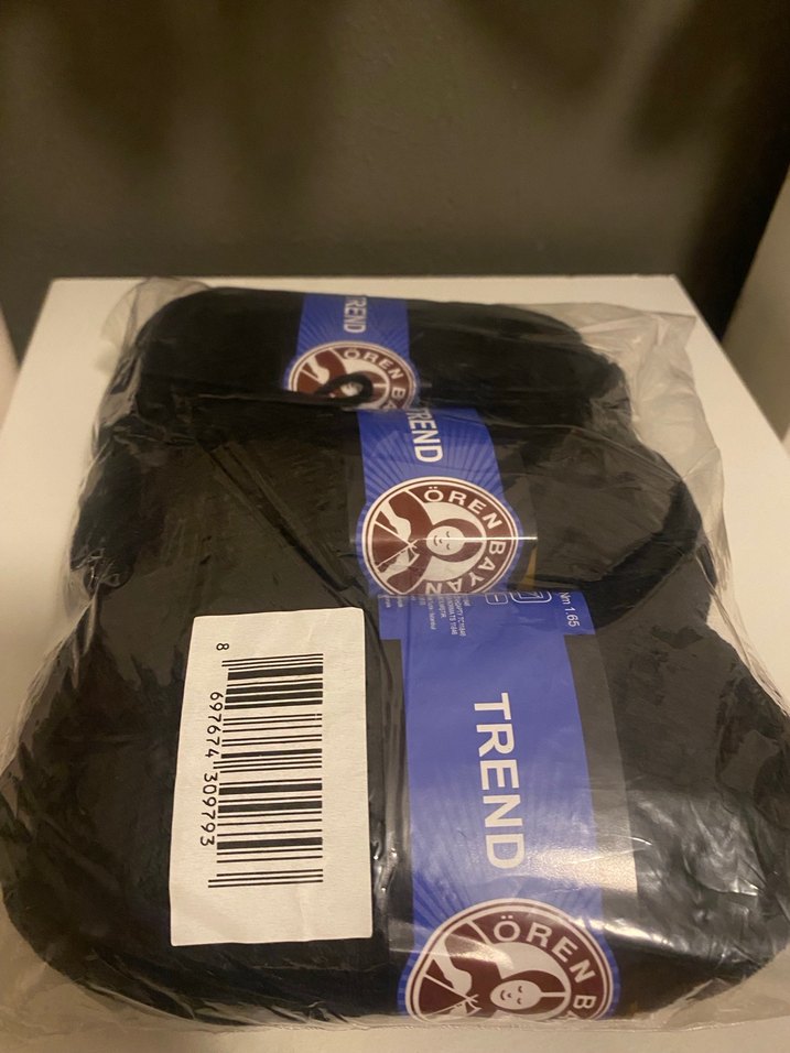 Ören Bayan Trend El Örgü İpi Siyah 999 - Görsel 4