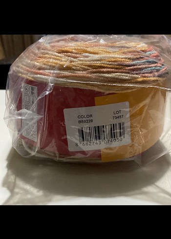 Kartopu Aksoft Batik Cake B59228 Çok Renkli İplik - Görsel 7