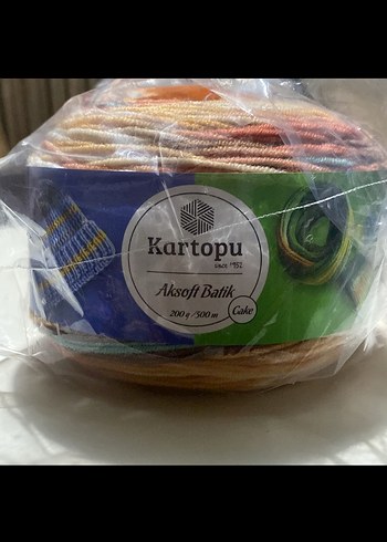 Kartopu Aksoft Batik Cake B59228 Çok Renkli İplik - Görsel 2
