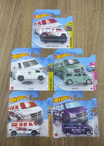 Hot Wheels Çok Renkli Oyuncak Araba Seti