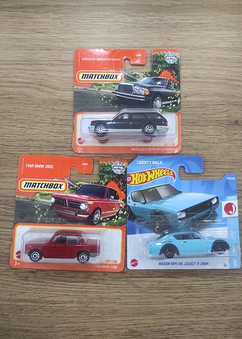 Koleksiyonluk Kırmızı Matchbox BMW 2002 Oyuncak Araba