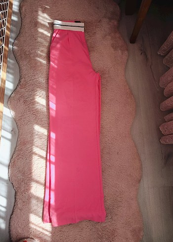 Trendyol & Milla Pembe Midi Kumaş Kadın Pantolon