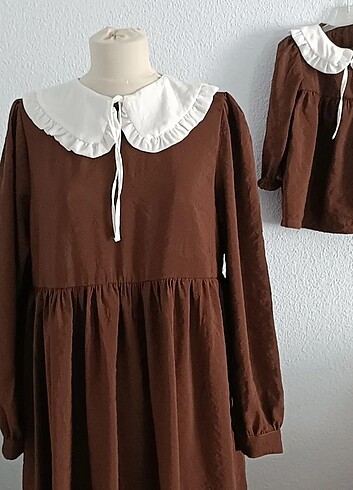 l Beden Anne kız elbise kombin