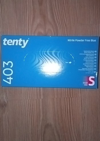 Tenty M Beden Mavi Tozsuz Nitril Eldiven - Görsel 2