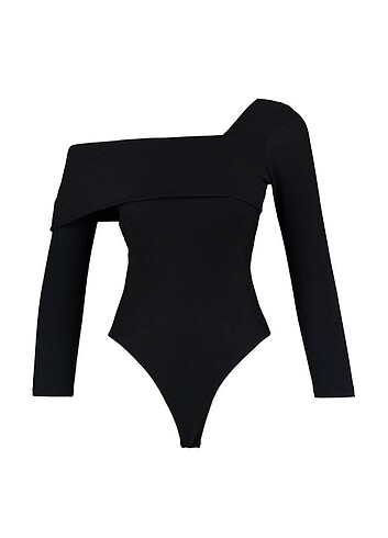 trendyol collection fitilli fit bodysuit