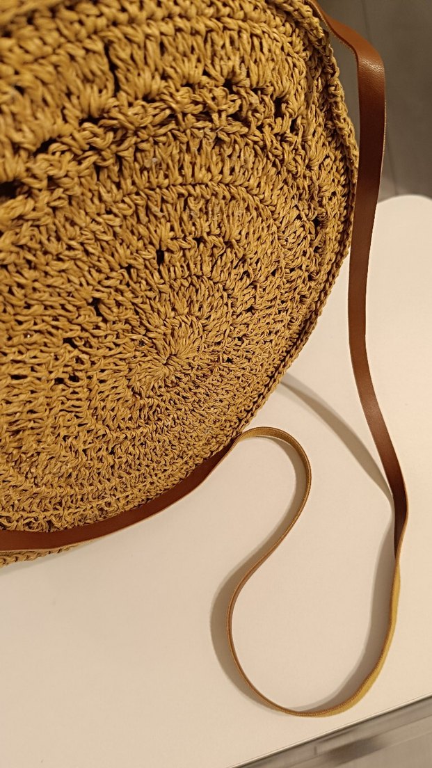 Bej Örgü Bohem Kadın Çanta - Görsel 5