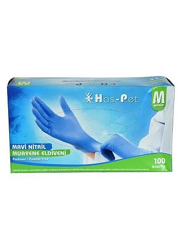 Haspet 4L beden nitril eldiven
