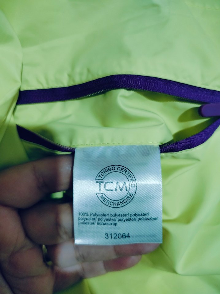 tchibo active yağmurluk rüzgarlık - Görsel 5