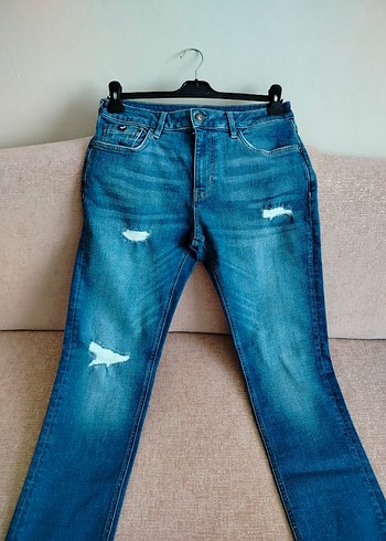 32 Beden gas slim straight jean