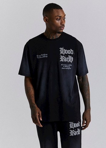 Hoodrich Oversize Erkek Tişört