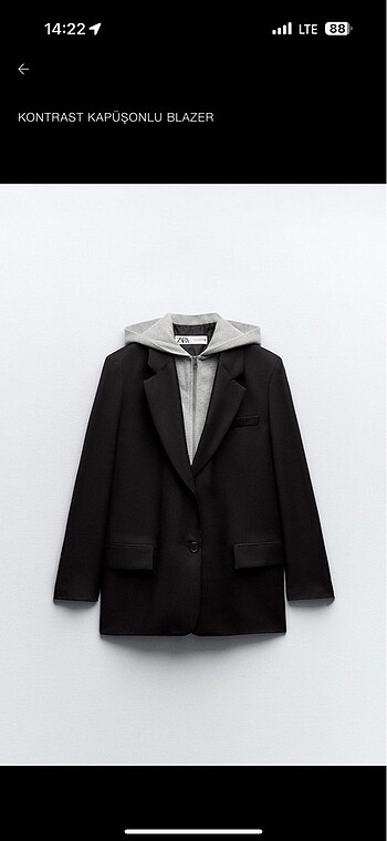 Zara zara oversize blazer
