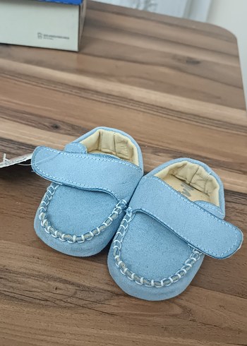 Mavi Süet Erkek Bebek İlk Adım Ayakkabısı civil - Görsel 2