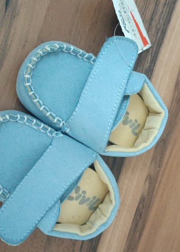 Mavi Süet Erkek Bebek İlk Adım Ayakkabısı civil - Görsel 3