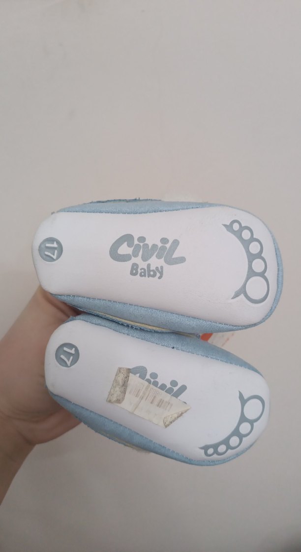 Mavi Süet Erkek Bebek İlk Adım Ayakkabısı civil - Görsel 4