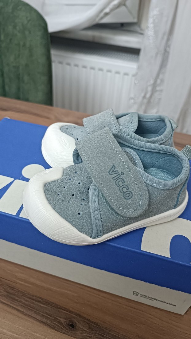 Mavi Erkek Bebek İlk Adım Ayakkabısı Vicco - Görsel 3