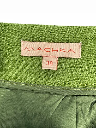 36 Beden yeşil Renk Machka Mini Etek %70 İndirimli.