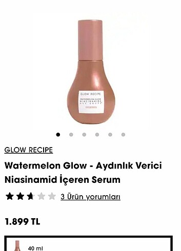 Diğer GLOW RECIPE AYDINLATICI VERICI SERUM