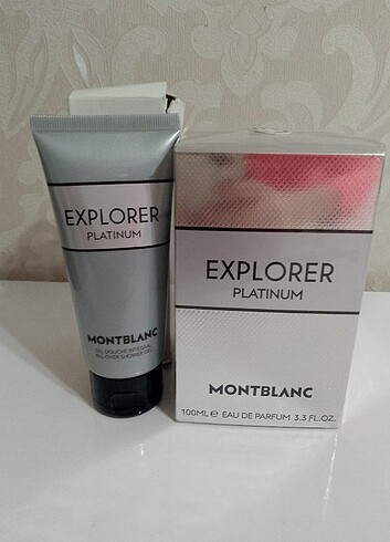 MONTBLANC EXPLORER PLATINUM SET