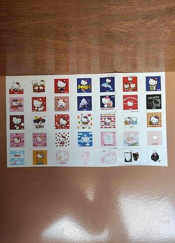 Hello Kitty Kolleksiyon Sticker. 1974-2008