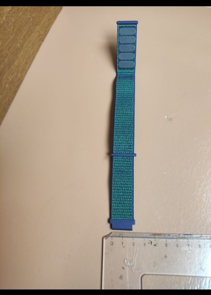 19 mm Cırtlı Spor Hasır Saat Kordonu Kayışı - Görsel 3