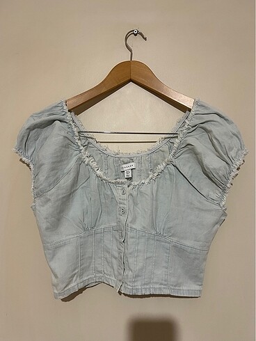 Topshop Topshop kot crop bluz