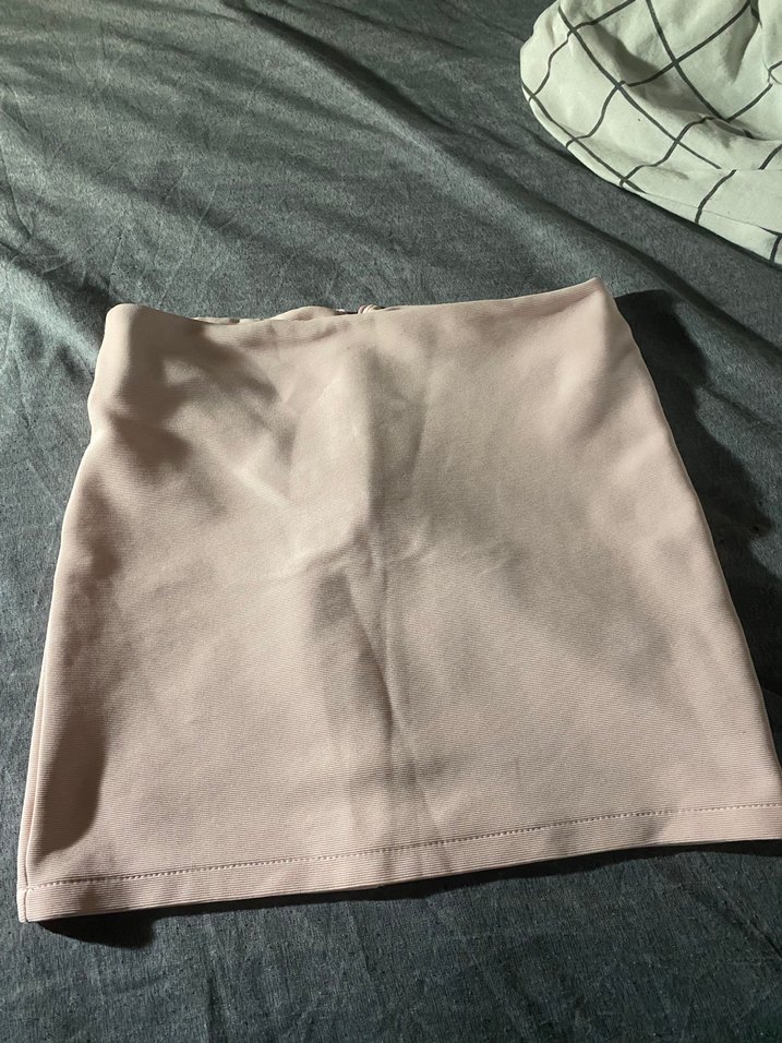 Bej Midi Mini Etek - Görsel 2