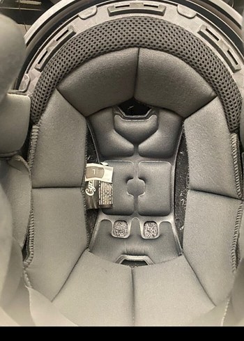 Gri Baskılı Biker Motosiklet Kaskı - Görsel 8