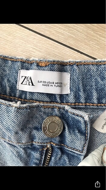 38 Beden ORİJİNAL ZARA ESKİTME MODEL JEAN