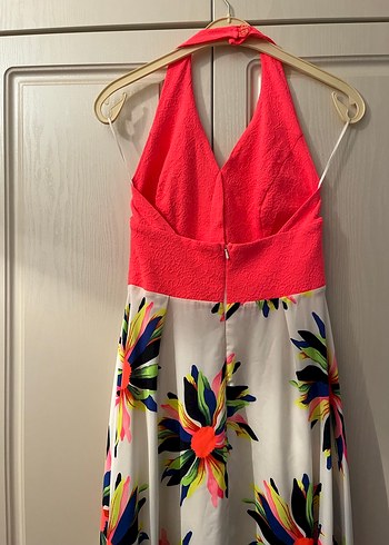 Çiçek Desenli Bohem Uzun Elbise - Görsel 2