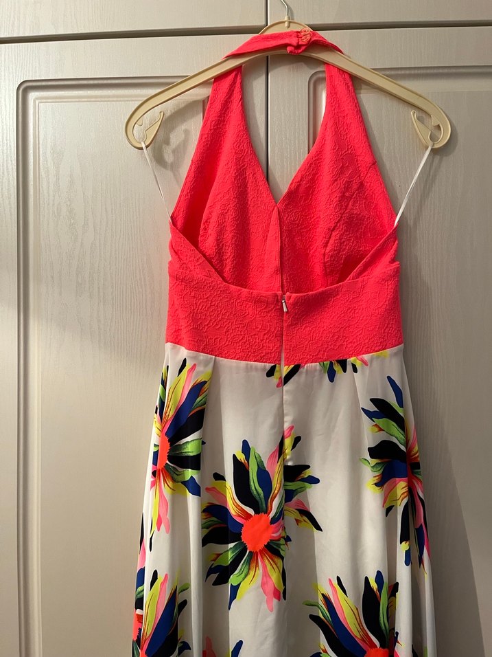 Çiçek Desenli Bohem Uzun Elbise - Görsel 2