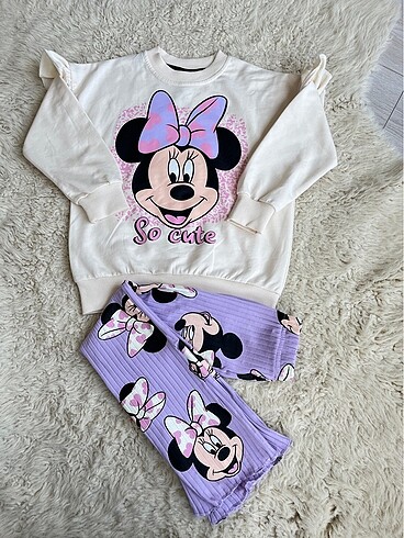 5 Yaş Beden çeşitli Renk Mickey takım