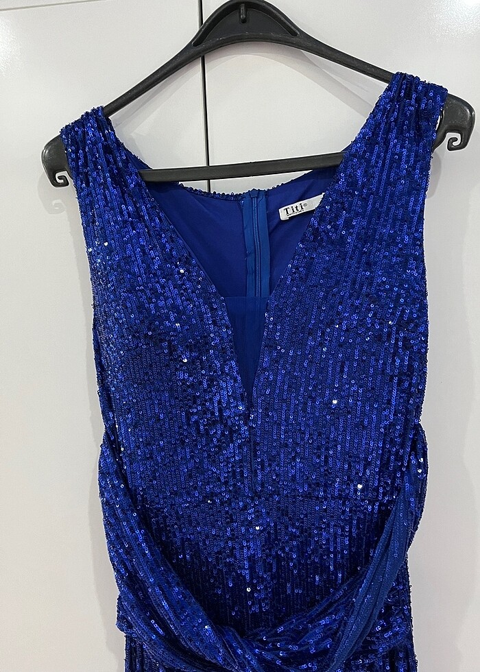 Sıfır abiye elbise 40 beden 38 uyumlu - Görsel 2