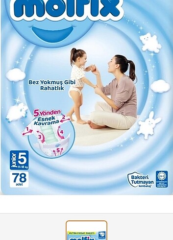 Molfix Molfix bebek bezi 5 numara