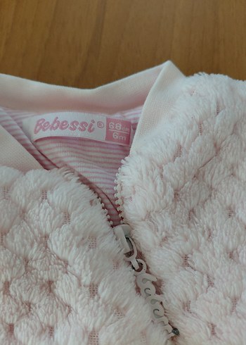 Bebek Kız Örgü Beyaz Tulum - Görsel 3