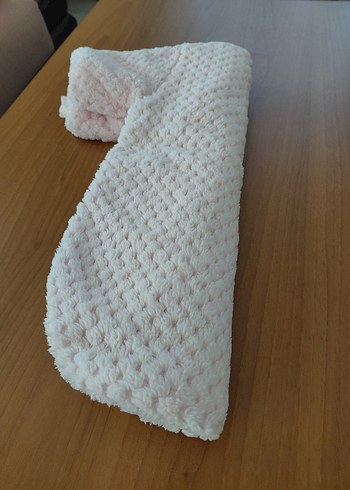 Bebek Kız Örgü Beyaz Tulum - Görsel 5