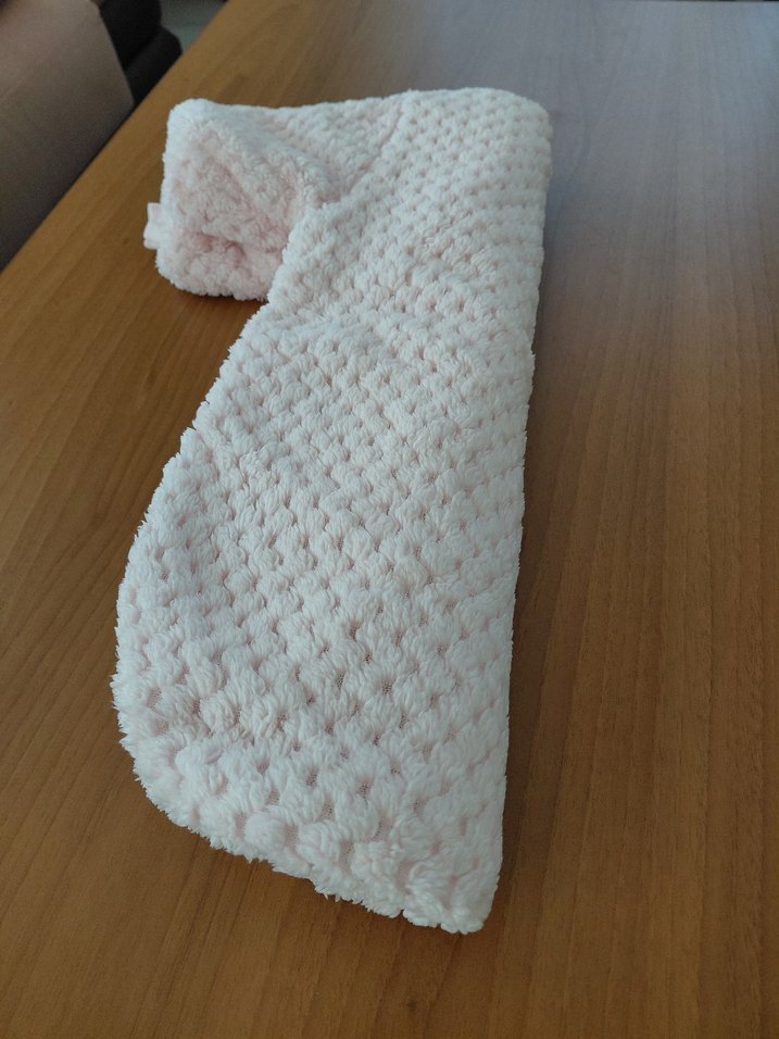 Bebek Kız Örgü Beyaz Tulum - Görsel 5