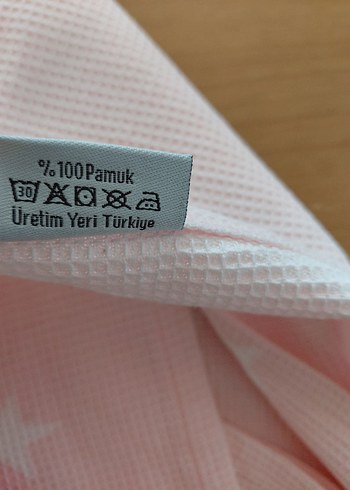 Beyaz Pastel Yıldız Desenli Çocuk Battaniyesi - Görsel 5