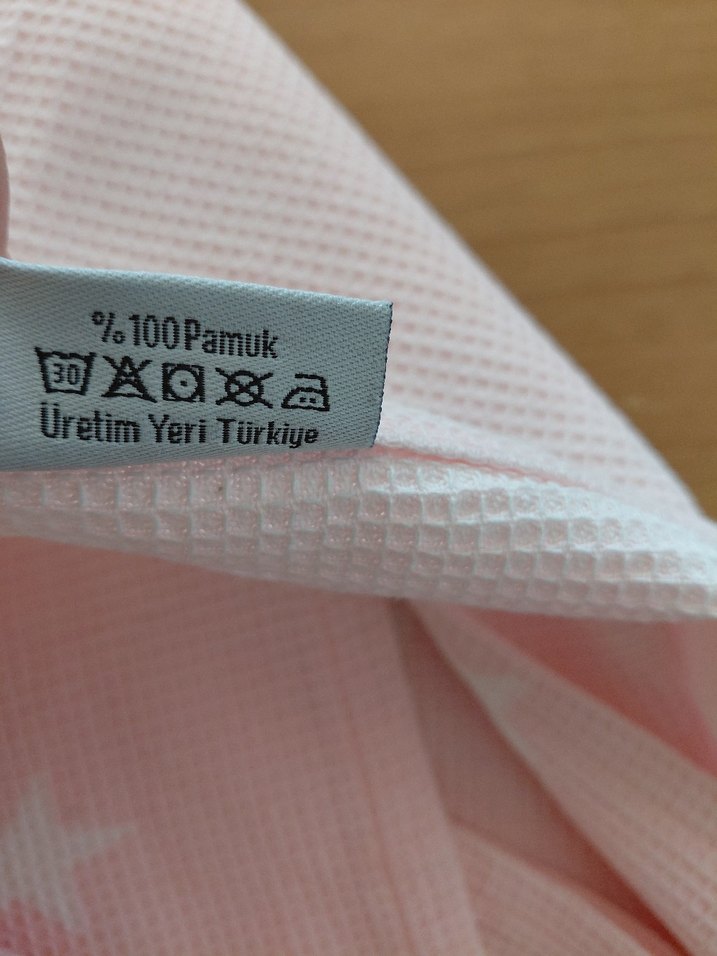 Beyaz Pastel Yıldız Desenli Çocuk Battaniyesi - Görsel 5