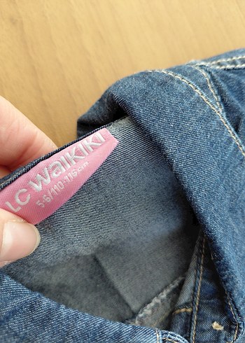 Kız Çocuk Denim Gömlek Uzun Kollu - Görsel 3