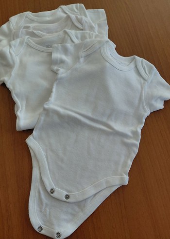 Bebek Beyaz Kolsuz Atlet 4'lü Paket - Görsel 3