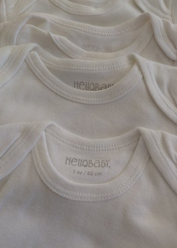 Bebek Beyaz Kolsuz Atlet 4'lü Paket - Görsel 2